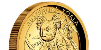 Perth Mint of Australia 2018 June Collector Coins Depict Koalas, Vikings and Tweety Bird 2018 Australian Koala 1oz Gold Proof High Relief Coin