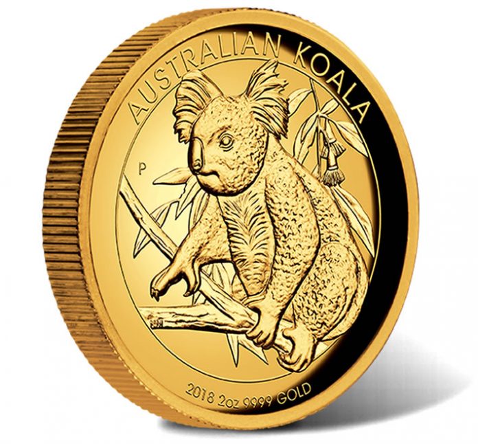 Perth Mint of Australia 2018 June Collector Coins Depict Koalas