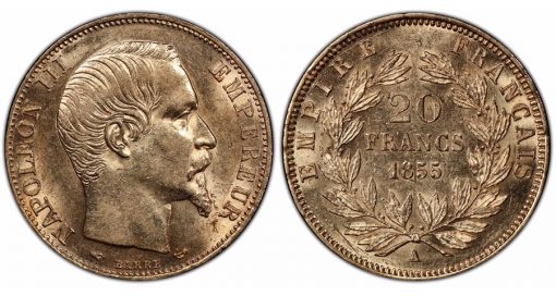 France 1855-A 20 Francs