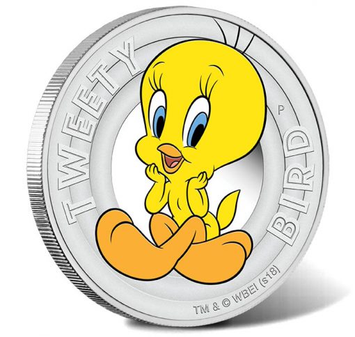 Looney Tunes 2018 TWEETY BIRD 1/2oz Silver Proof Coin