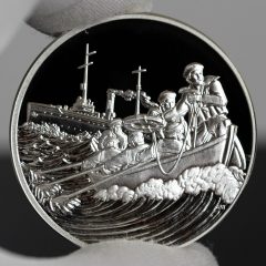 Photo of World War I Centennial 2018 Coast Guard Silver Medal - Obverse-a