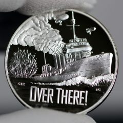 Photo of World War I Centennial 2018 Navy Silver Medal - Obverse-a