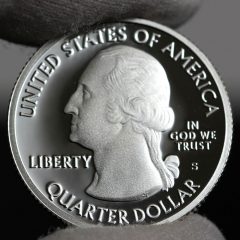 Photo of clad 2018-S Proof Voyageurs National Park Quarter – Obverse