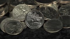 coin pile still