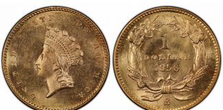 SS Central America Treasure Includes Finest Known SF Mint Denomination Set 1856-S $1 PCGS MS65+