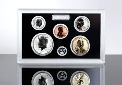 2018-S Silver Reverse Proof Set - Lens for $1, 50c, 10c, 5, 1c (Obverses)