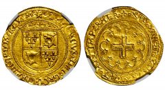 FRANCE. Ecu d'Or du Dauphine, ND 1542-47