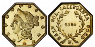 PCGS Adds PL and DMPL Designations for California Fractional Gold Coins 1856 50c BG311 PCGS MS68+PL