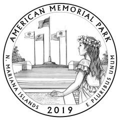 American Memorial Park Quarter and Coin Design