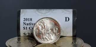 Federal Reserve Inventories of $1 Coins at 1.155 Billion Photo of 2018 Native American $1 Coins