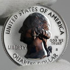 Photo of 2018-S Reverse Proof Cumberland Island National Seashore Quarter - Obverse
