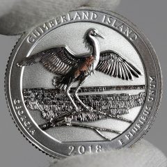 Photo of 2018-S Reverse Proof Cumberland Island National Seashore Quarter - Reverse