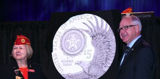2019 American Legion 100th Anniversary Commemorative Coin Designs Unveiled The American Legion 100th Anniversary Commemorative Coin Program designs are unveiled-29414415497