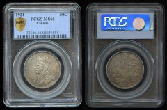 Canadian 1921 50c
