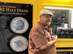 Rick Harrison with Rittenhouse Half Disme