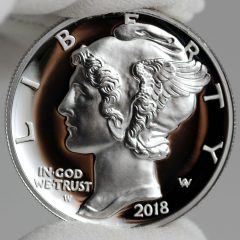 2018-W $25 Proof American Palladium Eagle - Obverse,b