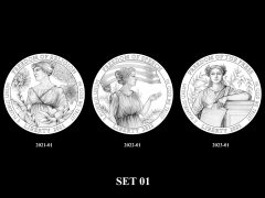 2021-2025 Proof American Platinum Eagle Concept Design - SET 01