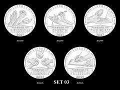 2021-2025 Proof American Platinum Eagle Concept Design – Set 03