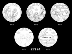 2021-2025 Proof American Platinum Eagle Concept Design – Set 07