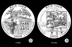 Recommended Designs for the 2020 Weir Farm National Historic Site Quarter