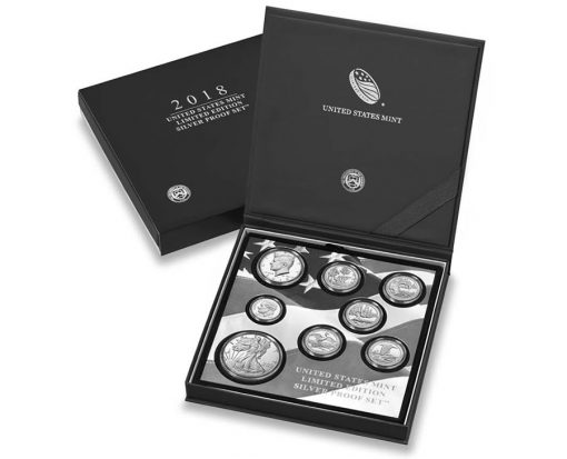 US Mint Limited Edition 2018 Silver Proof Set