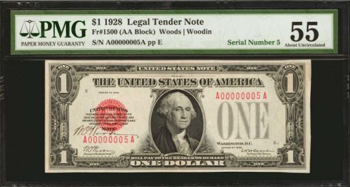 1928 $1 Legal Tender Note