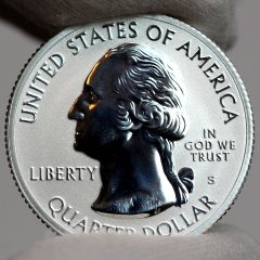 Photo of 2018-S Reverse Proof Block Island National Wildlife Refuge Quarter - Obverse