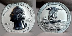 Photos of 2018-S Reverse Proof Block Island National Wildlife Refuge Quarter