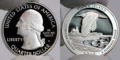 Photos of Clad 2018-S Proof Block Island National Wildlife Refuge Quarter