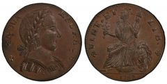 1787 NY Nova Eborac Large Head