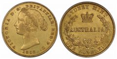 1868 over 6 Australia sovereign