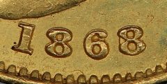 1868 over 6 close up