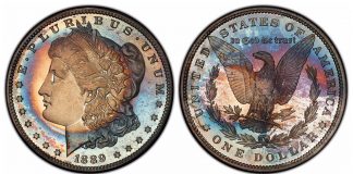 PCGS Set Registry to Display Finest Proof Morgans Set At 2019 FUN 1889 Morgan PCGS PR68CAM