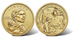 2019 Native American $1 Coin - obverse and reverse