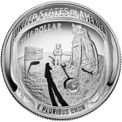 2019-S Proof Apollo 11 50th Anniversary Half Dollar - Reverse