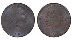 1793 Chain cent