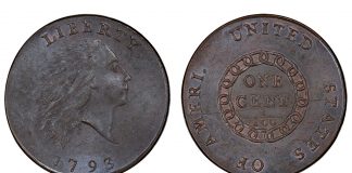 Heritage’s FUN and NYINC U.S. & World Coin & Currency Auctions Top $71M 1793 Chain cent