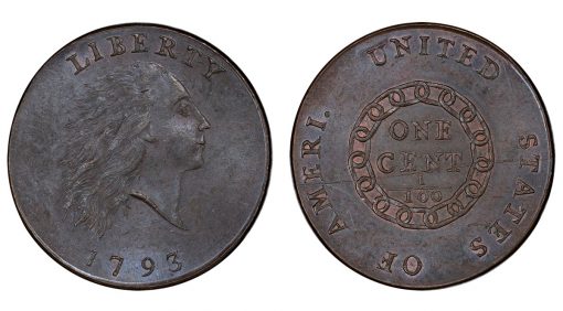 1793 Chain cent