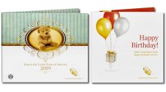 2019 Birth Set and 2019 Happy Birthday Coin Set