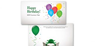 Happy Birthday $1 Note Features ‘2019xxxx’ Serial Number 2019 Happy Birthday Currency Note