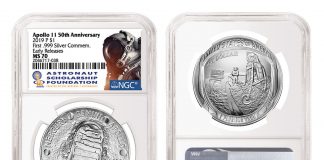 NGC To Offer ASF Labels for Apollo 11 Commemorative Coins 2019-P Apollo11 50thAnniversary MS70 Early Release