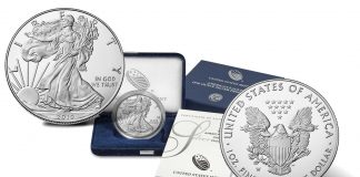 2019-W Proof American Silver Eagle Launch 2019-W Proof American Silver Eagle, case and certificate
