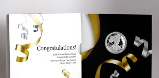 2021 Congratulations Set Includes Classic American Silver Eagle CoinNews Photo of a 2019 Congratulations Set
