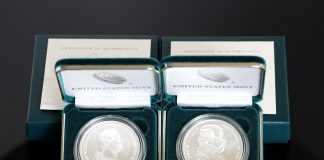 Thomas Jefferson Presidential Silver Medal Released George Washington and John Adams Presidential Silver Medals - Packaging