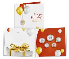 Opened 2019 Happy Birthday Coin Set
