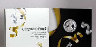US Mint Sales: 2019-W Proof Silver Eagle Debuts Photo of a 2019 Congratulations Set