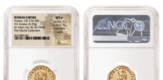 NGC-Graded Ancient and World Coins Top Heritage January New York Sale Roman Empire Probus AD 276-282