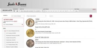 Stack’s Bowers Galleries Launches New Auction Archives Stacks Bowers Galleries Auction Archives