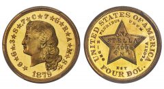 1879 $4 Flowing Hair, Judd-1635, Pollock-1833, JD-1, R.3, PR66 Cameo PCGS