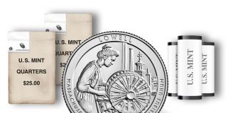 Lowell National Historical Park Quarters for Massachusetts Released Lowell National Historical Park quarter, rolls and bags